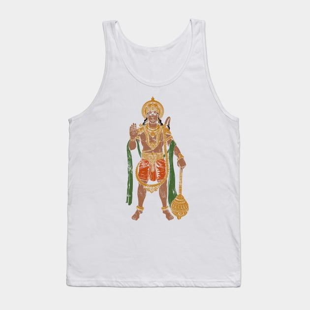 Hanuman : Devotee of Lord Ram Tank Top by swarna artz